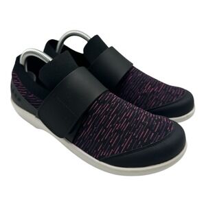 Alegria Traq Qwik Shoes Womens Sz EU 41 US 10.5-11 Purple Black Slip On Sneakers